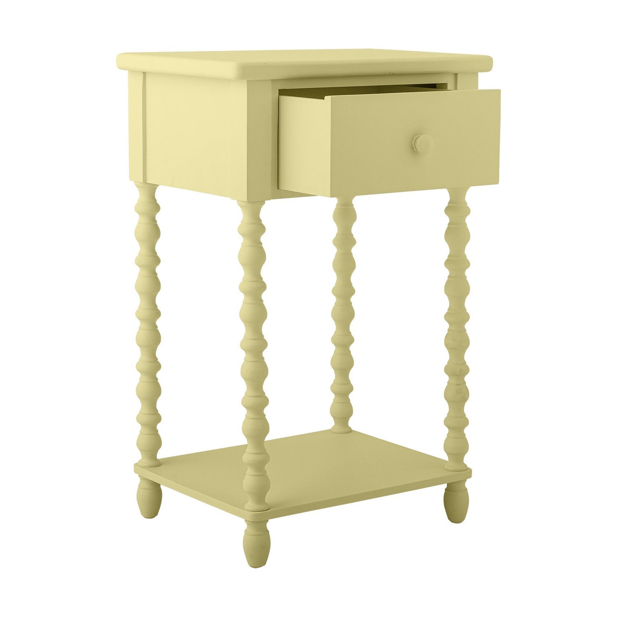 Salino Wooden Side Table - Yellow