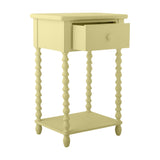 Salino Wooden Side Table - Yellow