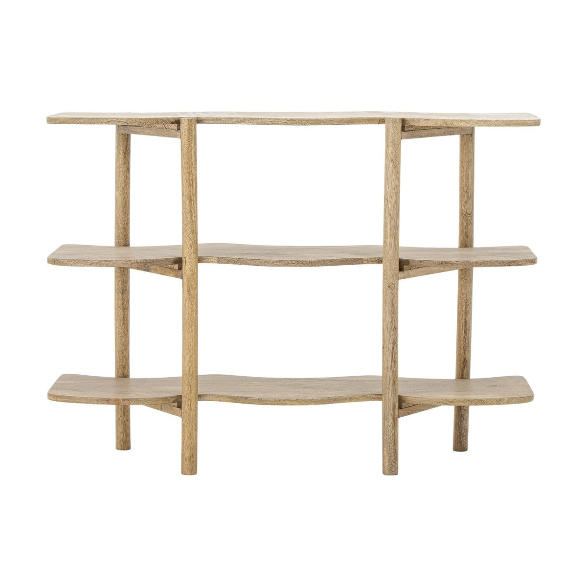 Rivoli Wooden Bookcase - Beige