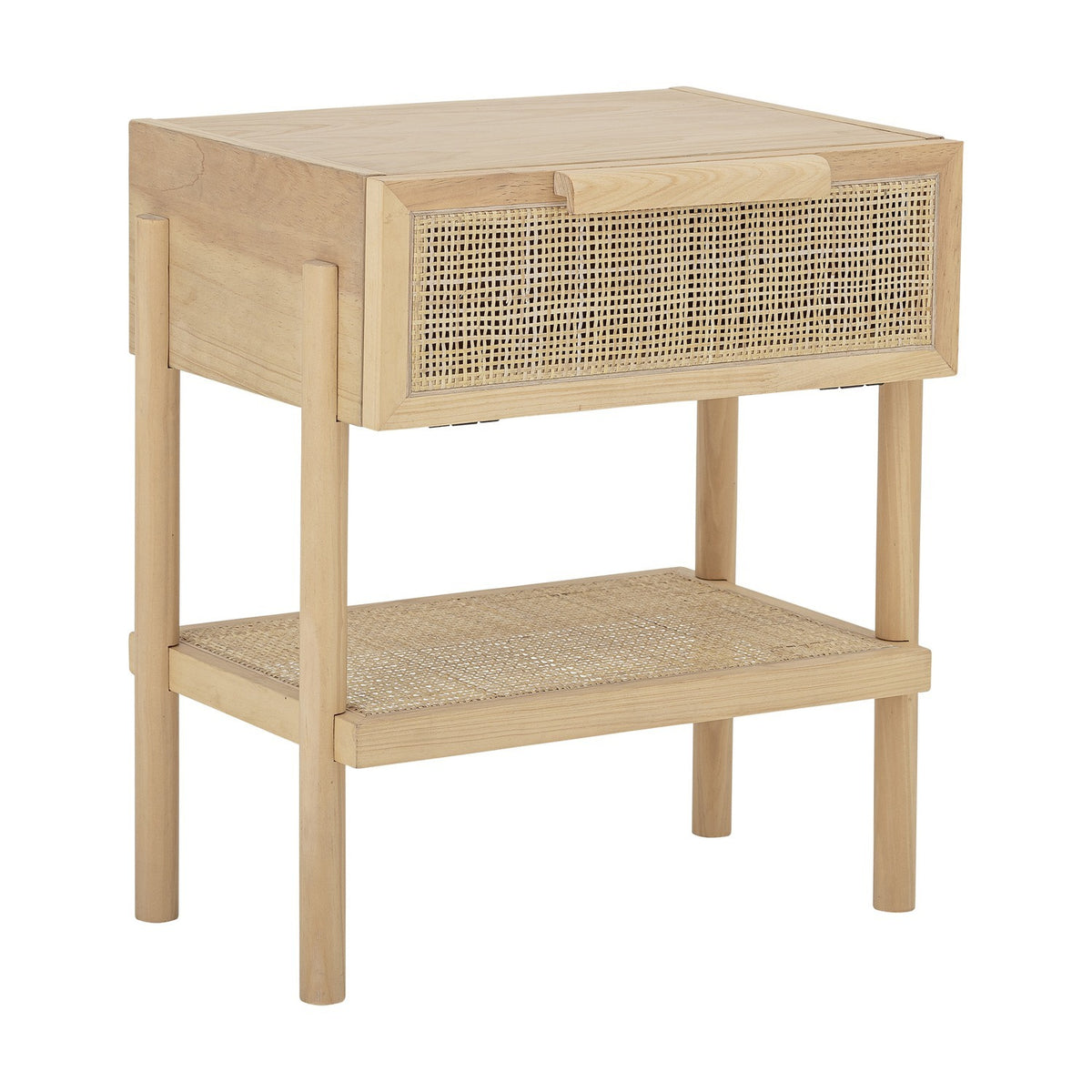 Manon Wooden Side Table - Beige