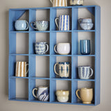 Bekka Wooden Wall Shelf - Blue