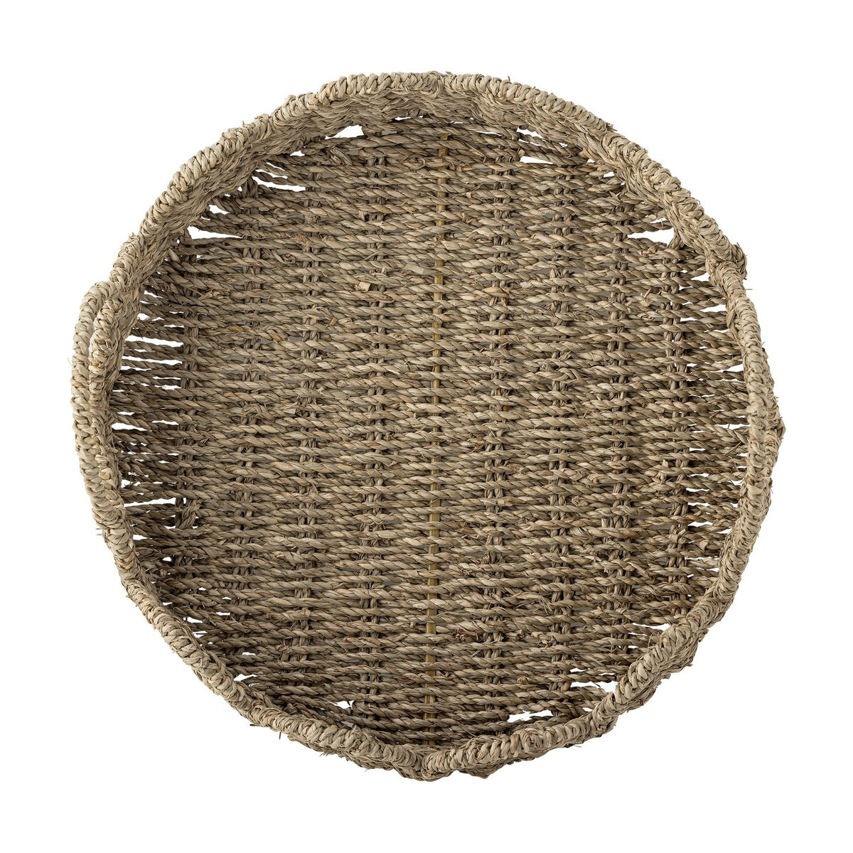 Brea Round Seagrass Tray - Natural