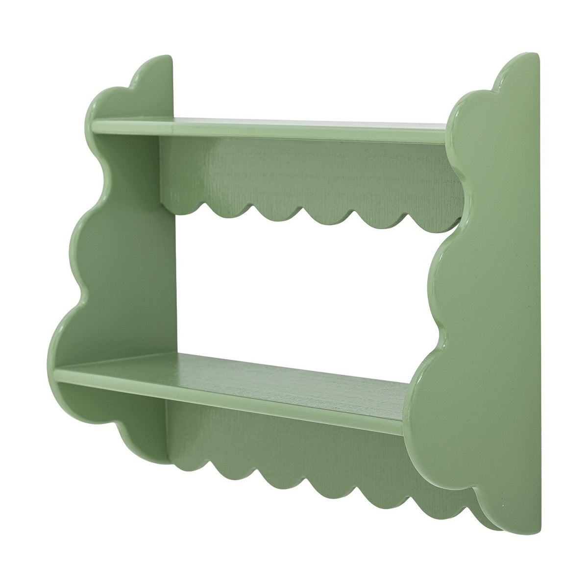 Salla Wooden Wall Shelf - Green