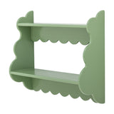 Salla Wooden Wall Shelf - Green
