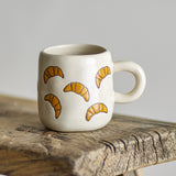 Millie Croissant Stoneware Cup 110ml - Cream