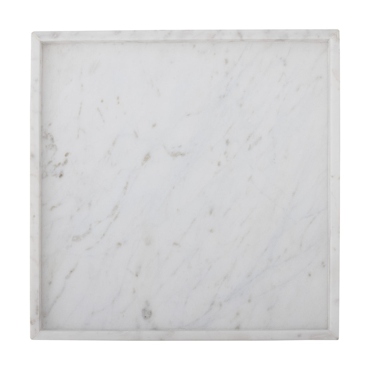Majsa Marble Tray 35x35cm - White