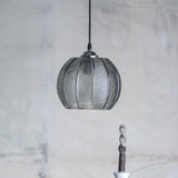 Adar Glass Pendant Light - Grey