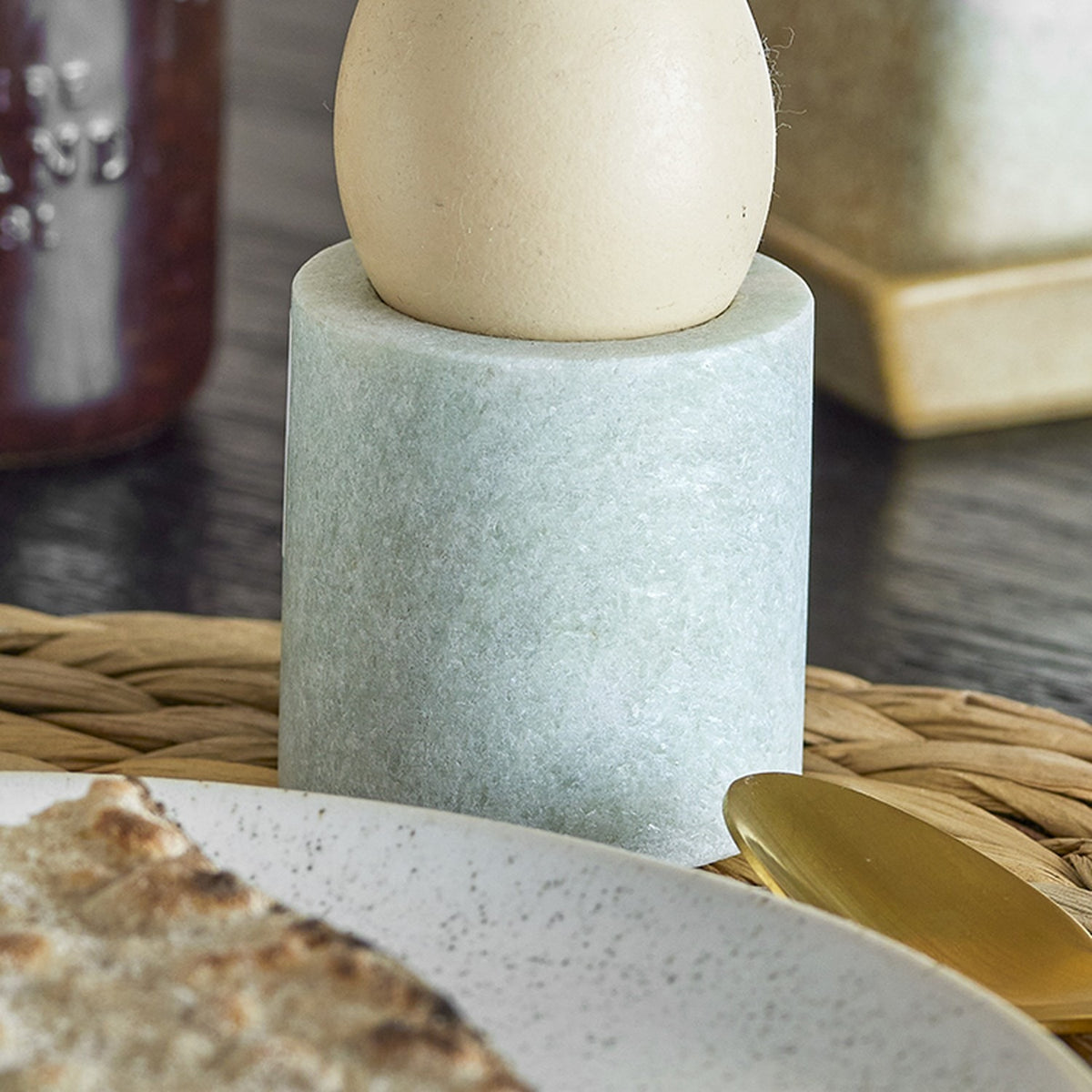 Kokui Marble Storage Jars Set of 3 - Multi