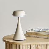 Pepple Aluminium Rechargeable Table Lamp - Beige