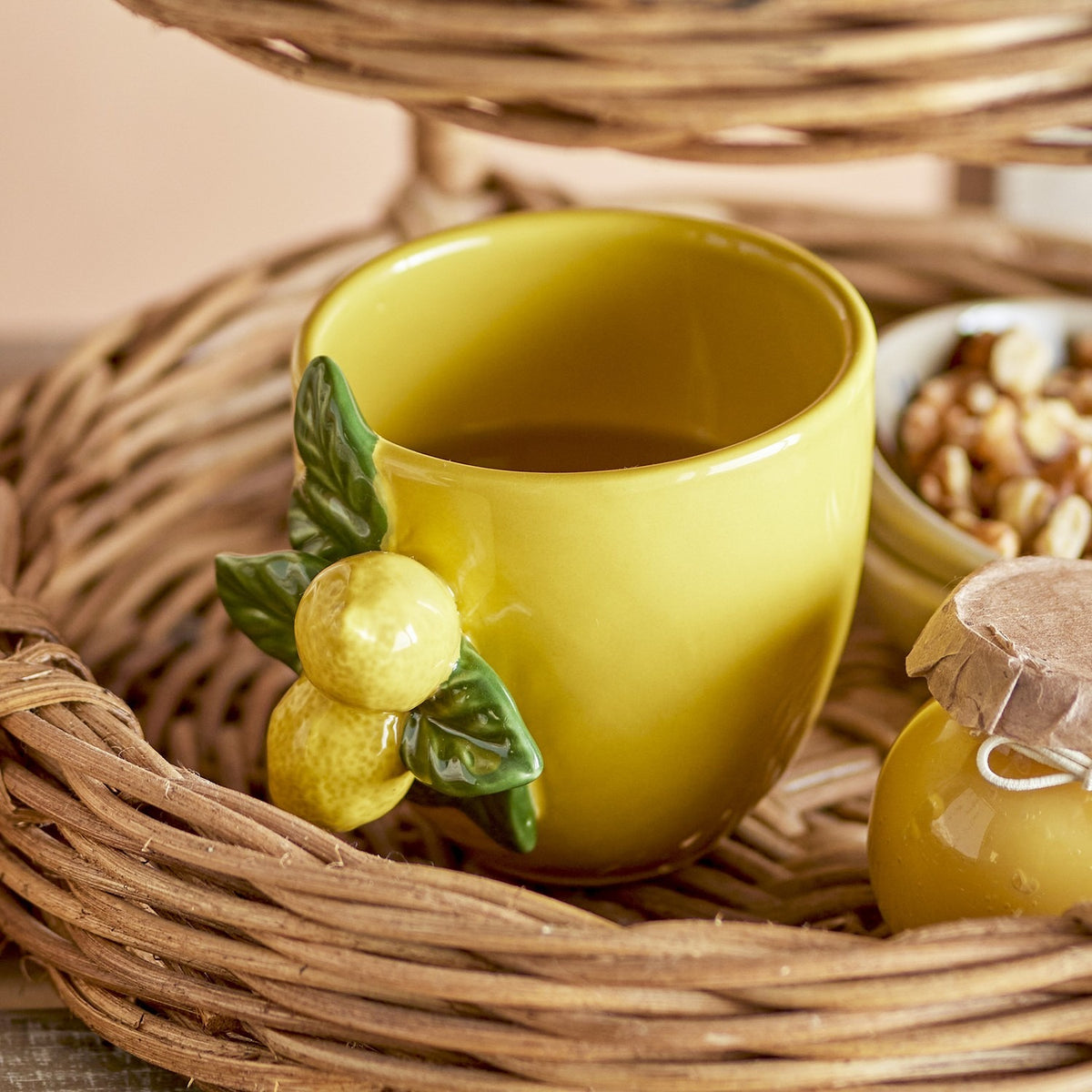 Limone Stoneware Cup 400ml - Yellow