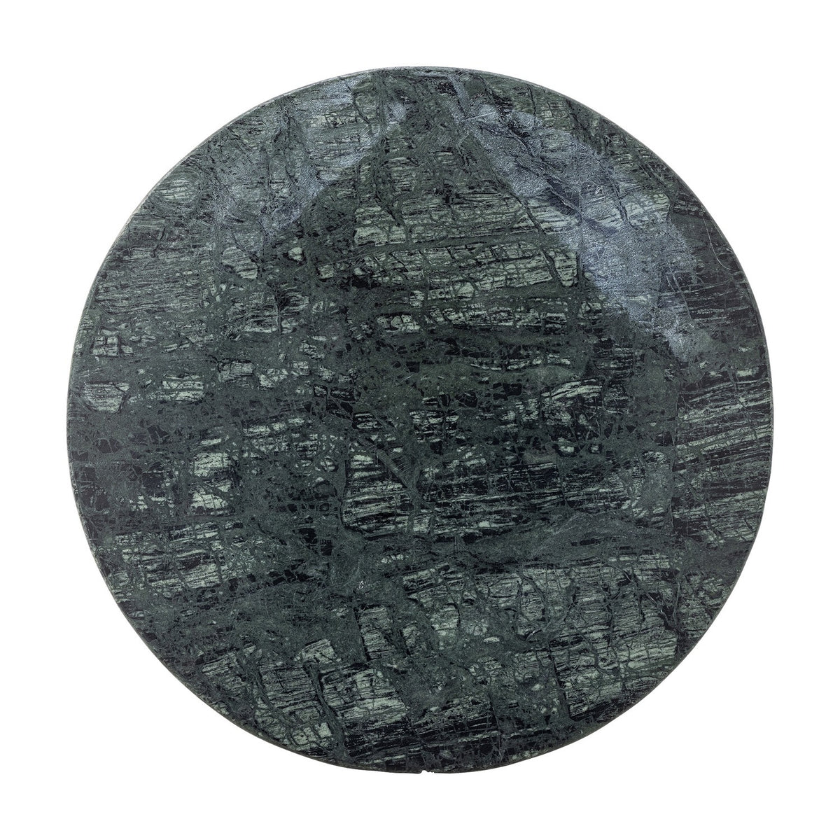 Nuni Round Marble Lazy Susan - Green