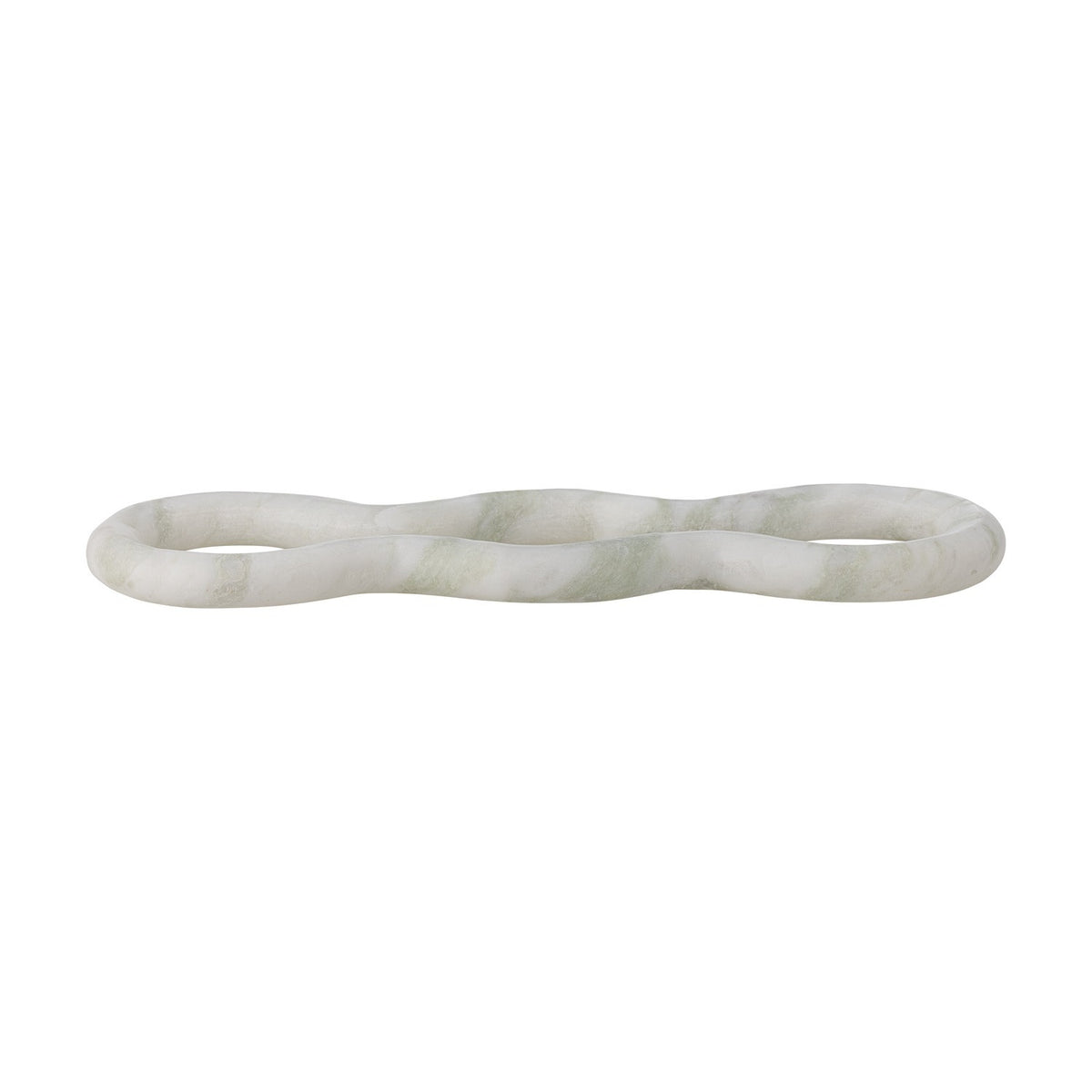 Vivien Wavy Marble Trivet - White