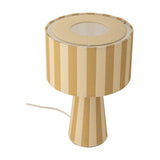 Emmie Striped Linen Table Lamp - Yellow