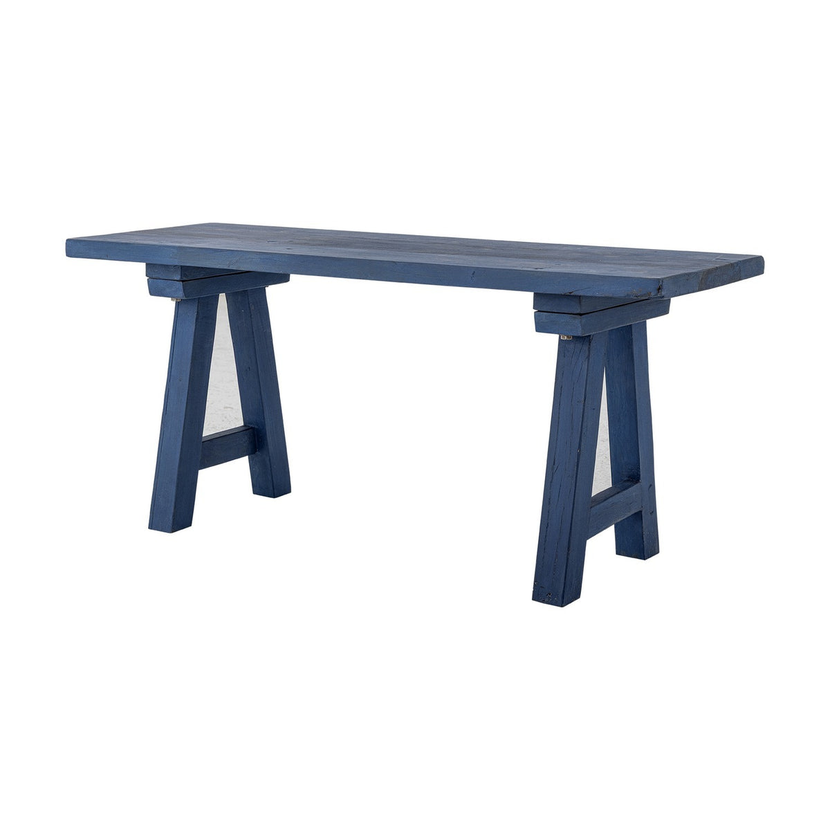Porir Wooden Bench - Blue