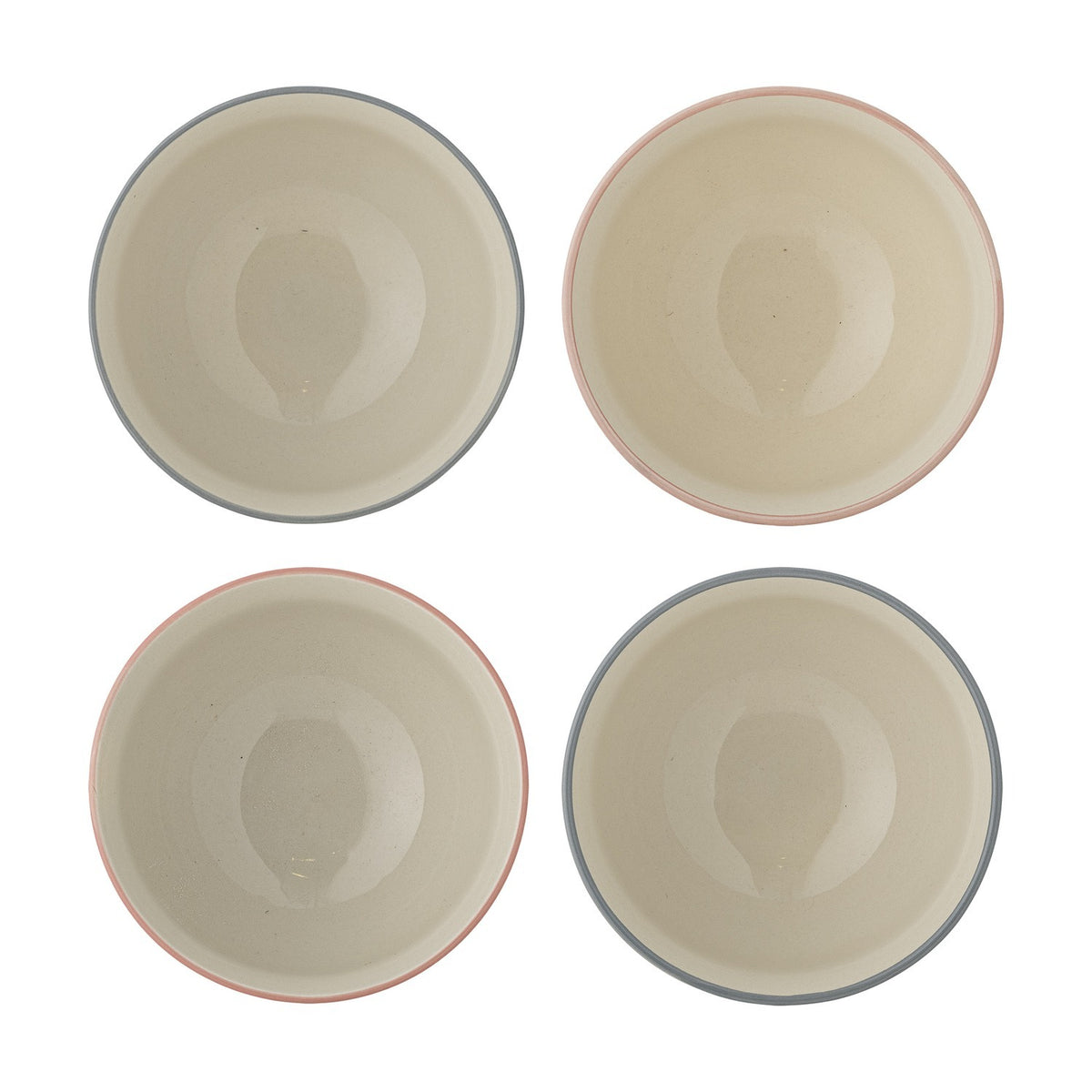 Cécile Floral Stoneware Bowls 13.5cm Set of 4 - Multi