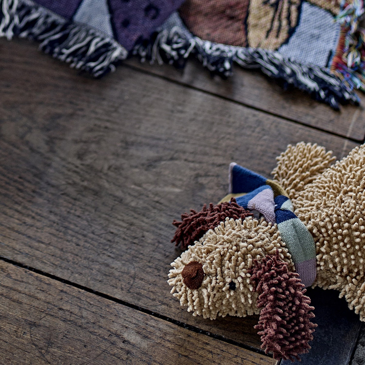 Charlie Striped Soft Toy - Beige