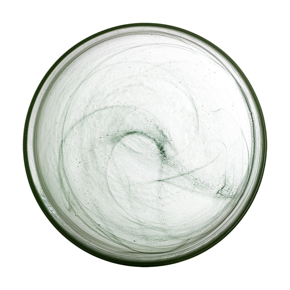 Amelie Glass Bowl 27cm - Green