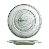 Amelie Glass Dinner Plates Set of 4 - Green