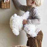 Tito Striped Soft Toy - White