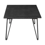 Mundo Cement Garden Table - Black