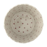 Chip Striped Stoneware Bowl 17.5cm - Green