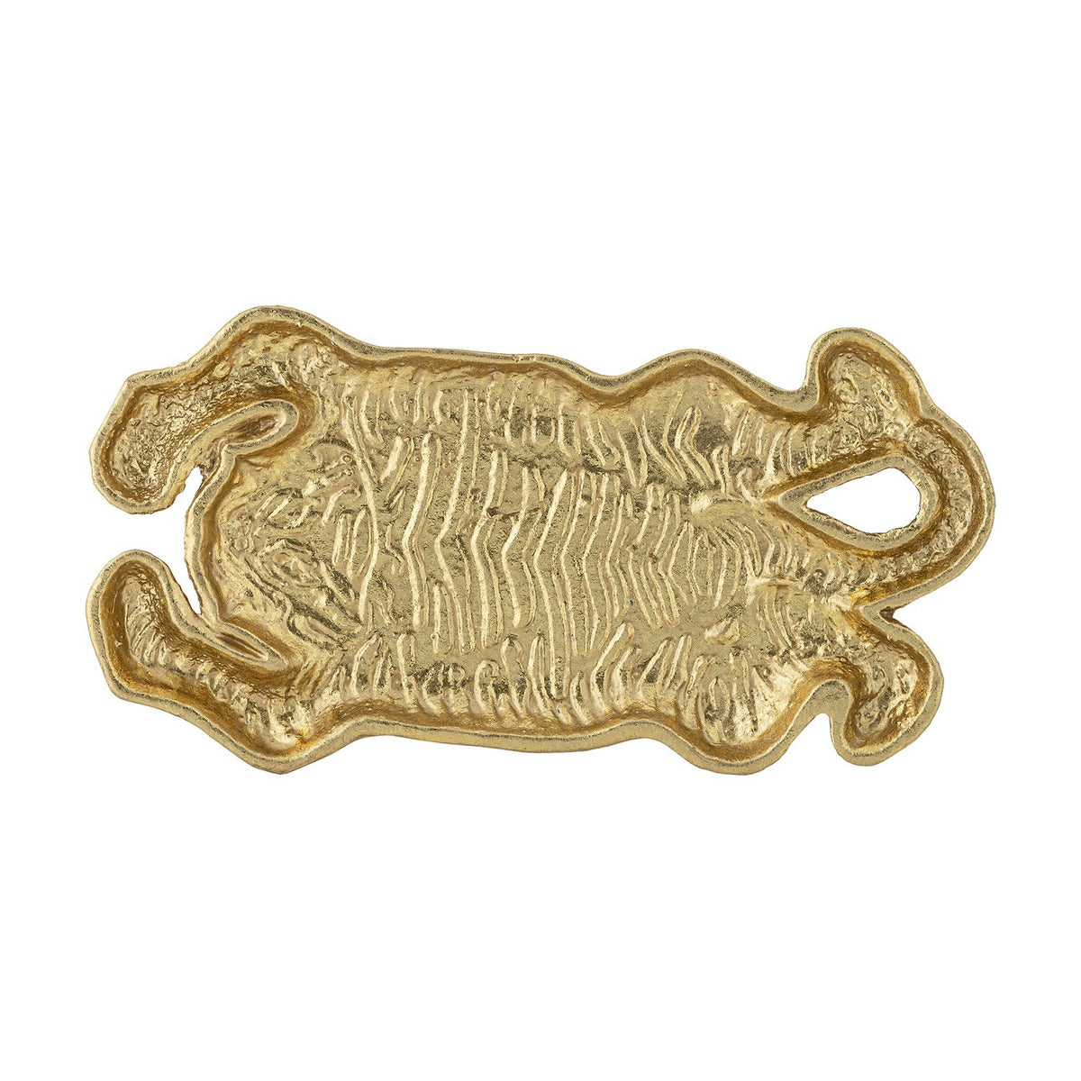 Lester Tiger Cast Iron Tray - Gold