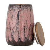 Rayen Stoneware Storage Jar with Lid 1330ml - Pink