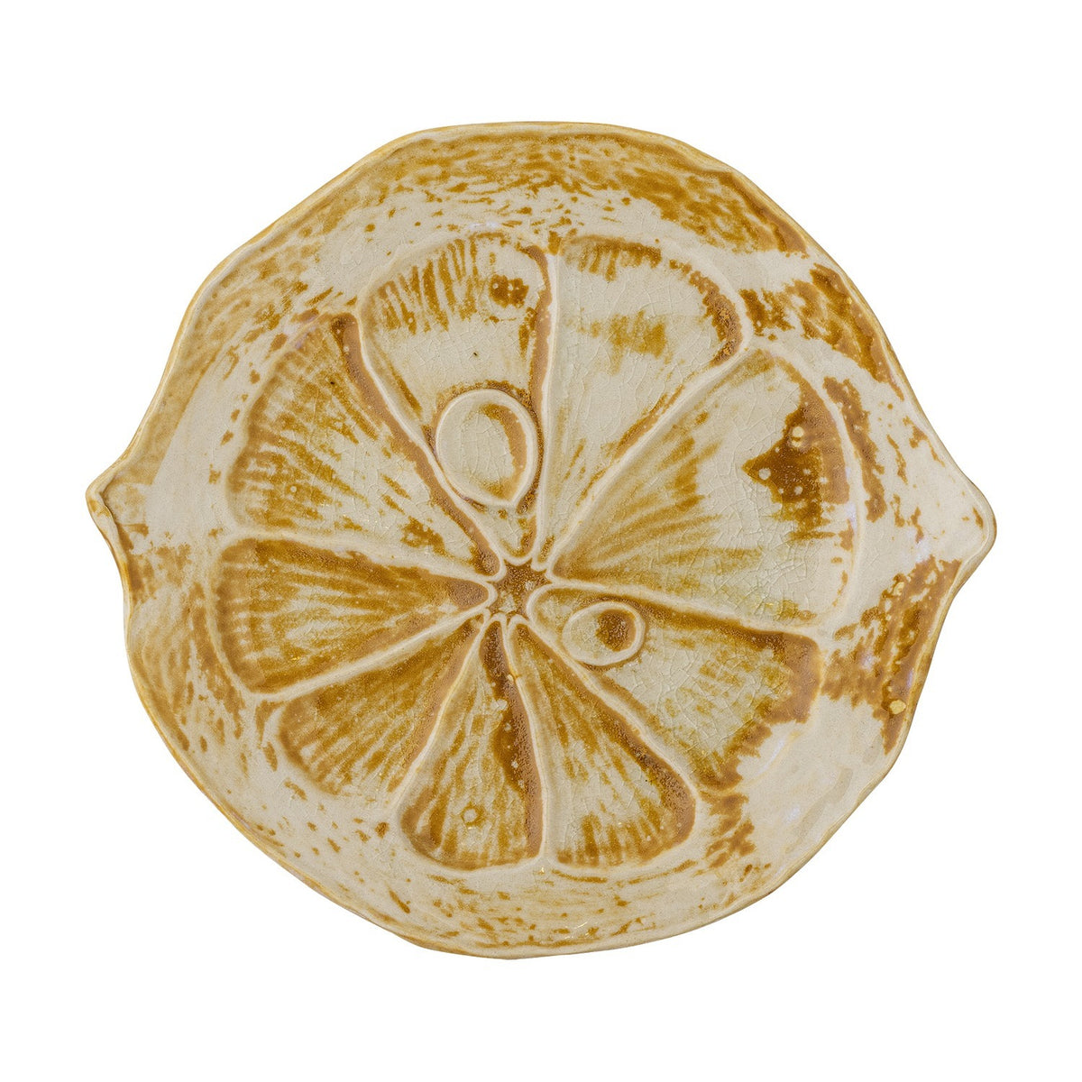 Golda Stoneware Platter - Brown