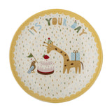 Celebrate Stoneware Plate - Yellow