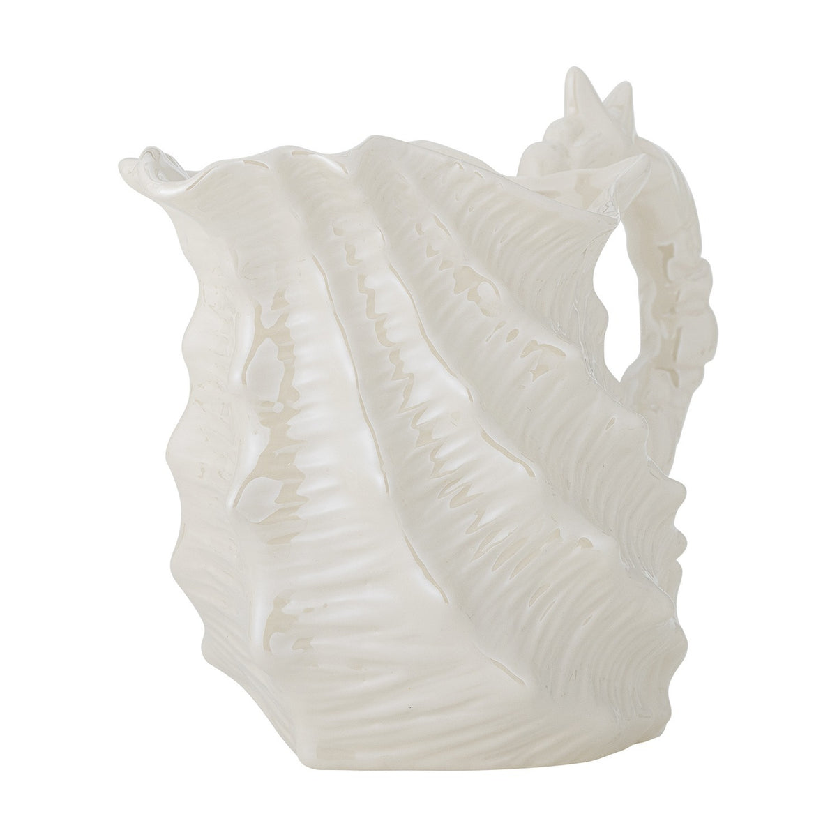 Shellie Stoneware Jug 1000ml - White