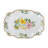 Savina Floral Stoneware Platter - Multi