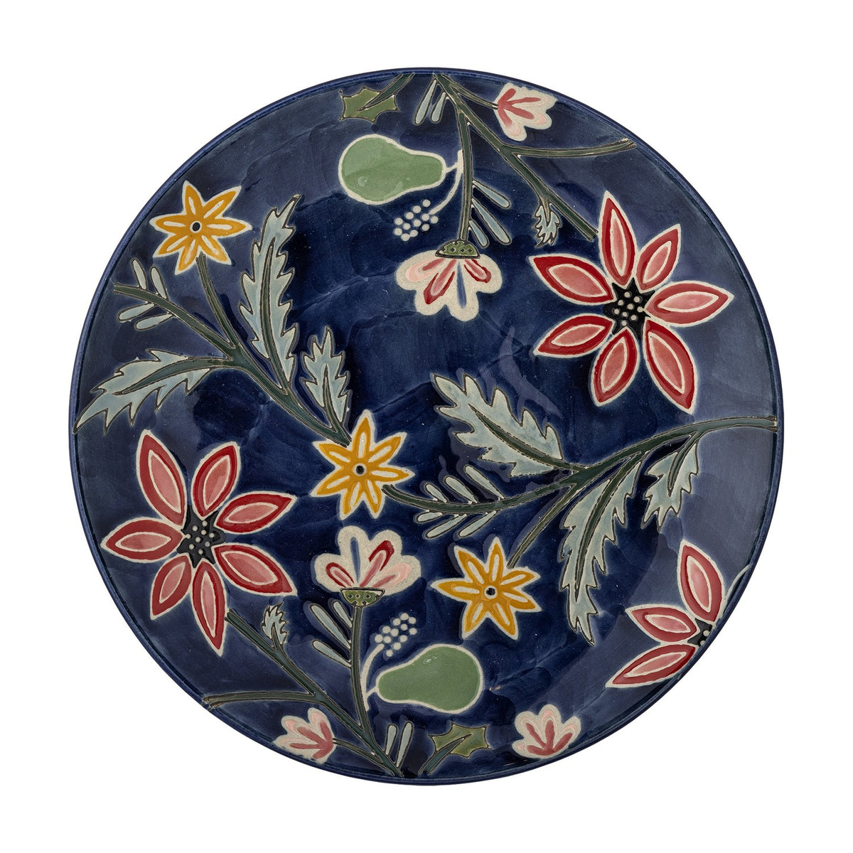 Meredith Floral Stoneware Side Plates Set of 4 - Multi