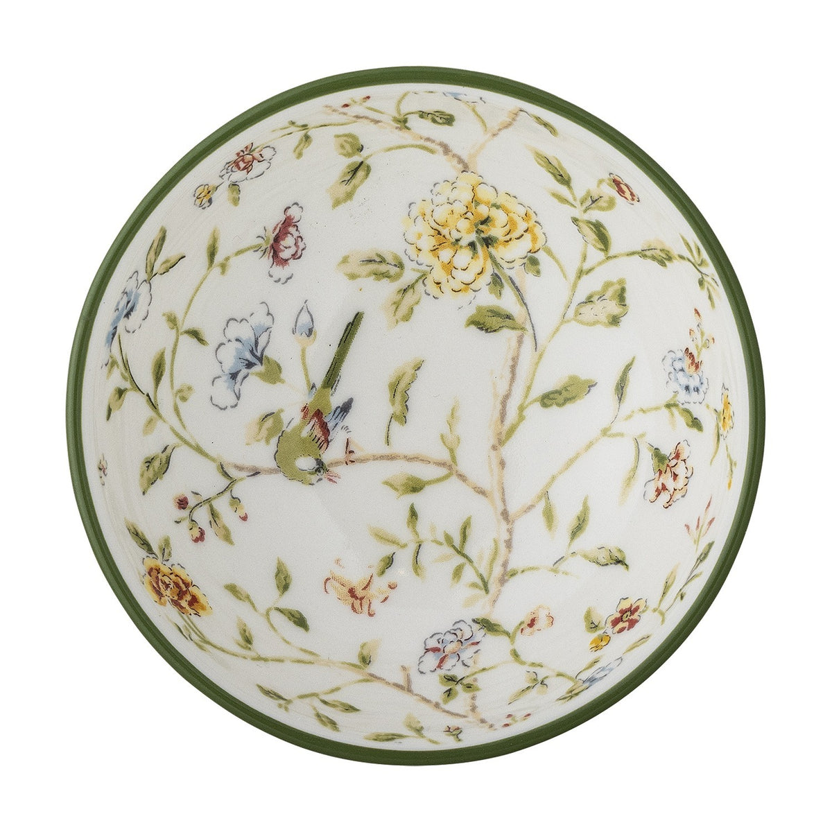 Bloomie Floral Stoneware Bowls 12cm Set of 4 - Cream