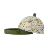 Bloomie Floral Stoneware Butter Dish - Multi