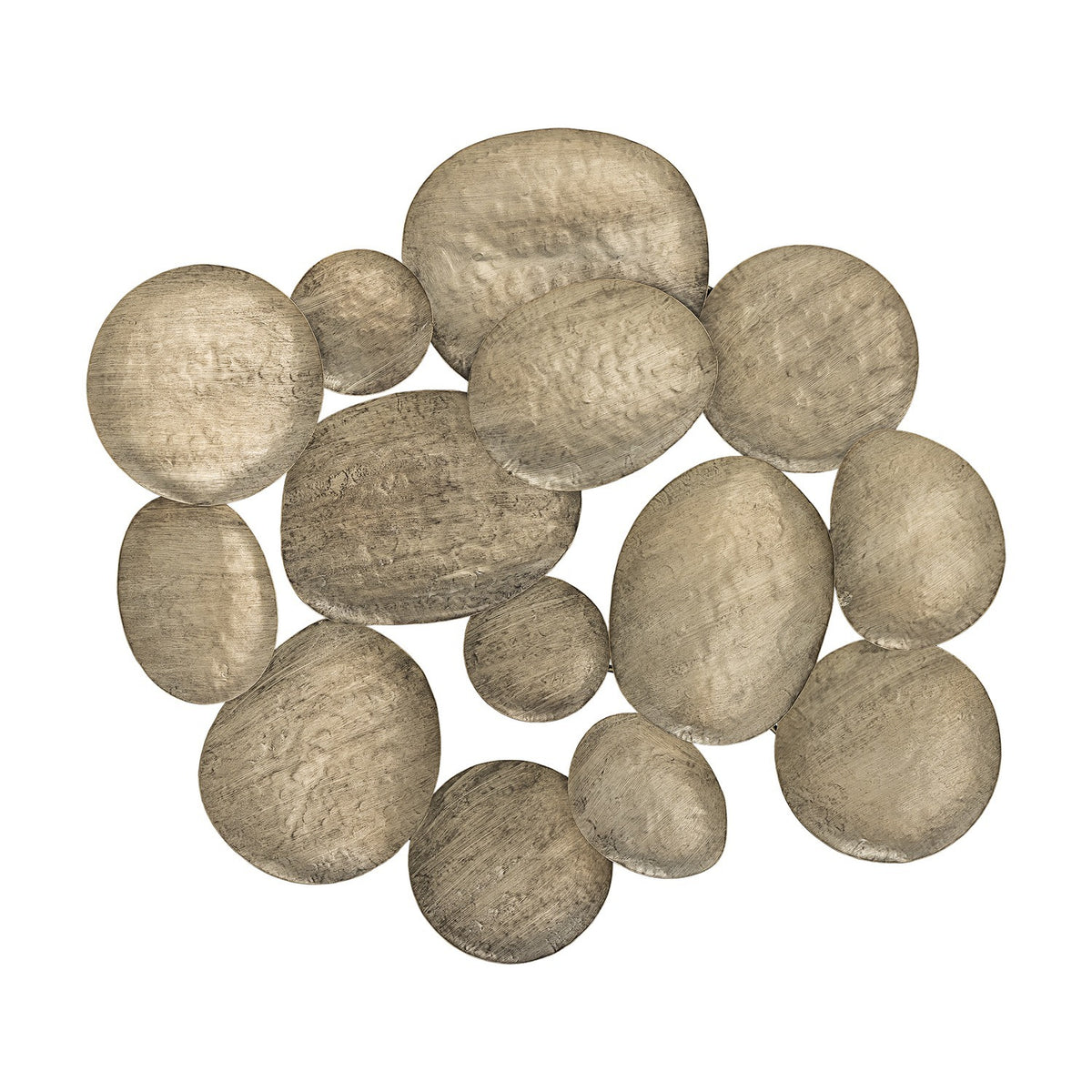 Raynee Pebble Iron Wall Decor - Brass
