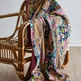 Lester Floral Cotton Throw - Multi