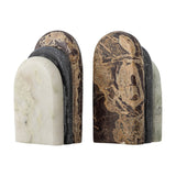 Vani Marble Bookends Set of 2 - Multi