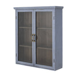 Hazem Wooden Cabinet 91cm - Blue