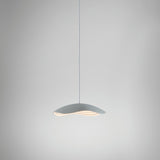 Valentina S/24 Aluminium LED Pendant Light - Light Grey & White