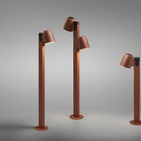 Nut B/90/2L 2 Light LED Bollard Light - Textured Terracotta