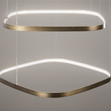 Zero Square 50 Aluminium LED Pendant Light Without Canopy