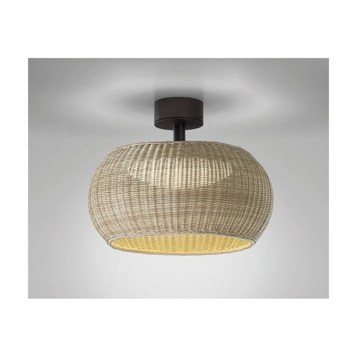 Perris PF/47 Globe LED Outdoor Ceiling Light - Beige