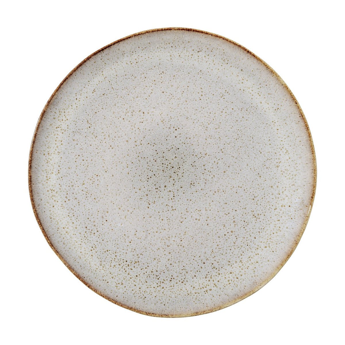 Sandrine Stoneware Dinner Plate - Light Grey