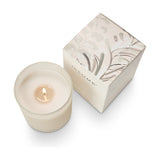 Winter White Boxed Glass Scented Candle