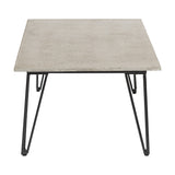 Mundo Cement Garden Table 90x60cm - Grey