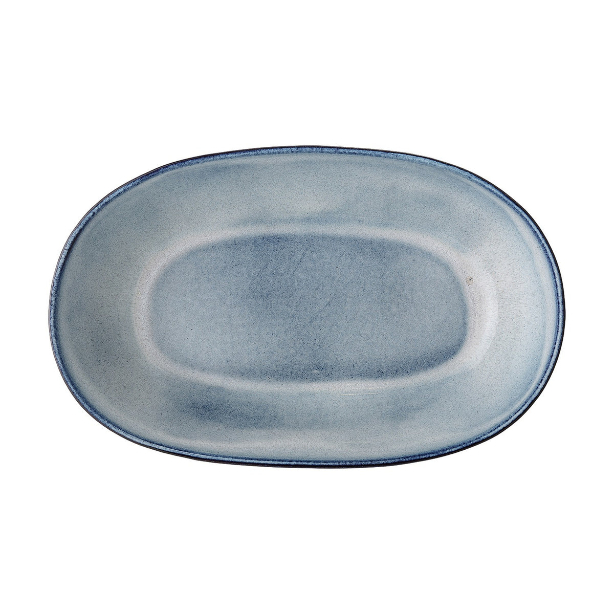 Sandrine Stoneware Bowl 32x20cm - Blue