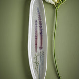 Bea Crackle Stoneware Platter 35.5x8cm - Cream