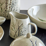 Bea Crackle Stoneware Milk Jug 250ml - Beige