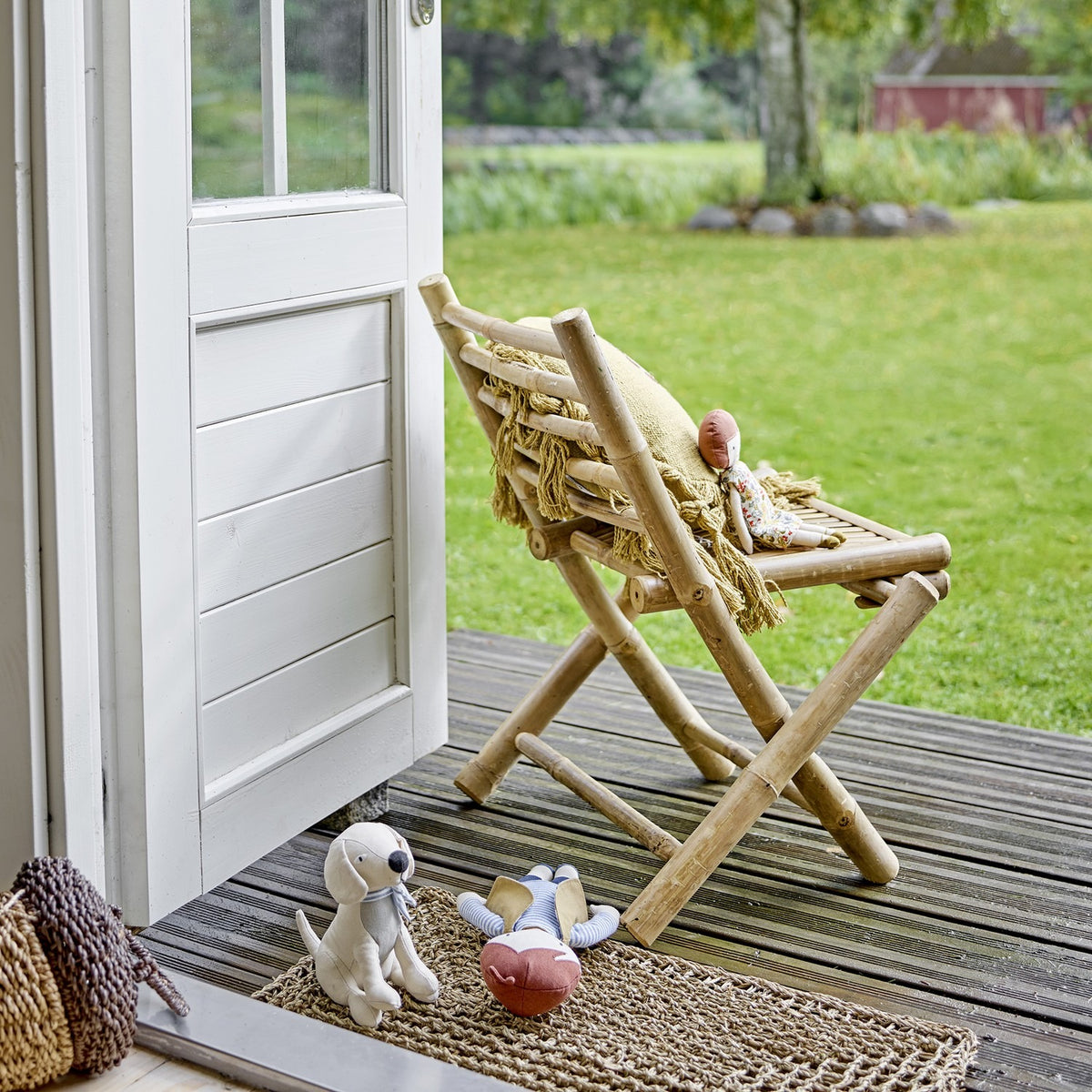 Mini Sole Bamboo Kids Chair - Beige