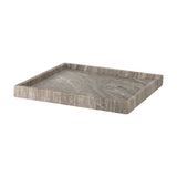 Majsa Marble Tray 35x35cm - Brown